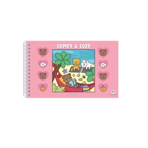 COMFY AND COZY PINK LIVRO PARA COLORIR CIRANDA CULTURAL