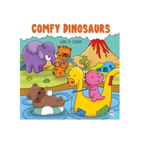 COMFY DINOSAURS LIVRO PARA COLORIR CIRANDA CULTURAL