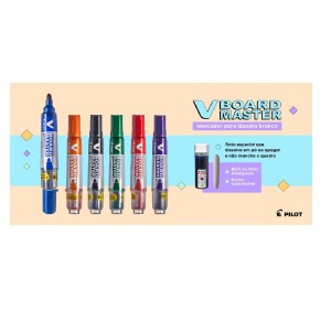 MARCADOR PARA QUADRO BRANCO V BOARD MASTER VIOLETA PILOT