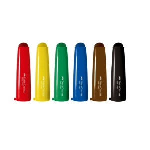 CANETINHAS EXTRAJUMBO LITTLE CREATIVES 6 UNID FABER-CASTELL