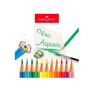 ECOLÁPIS DE COR 48 CORES AQUARELÁVEL FABER-CASTELL