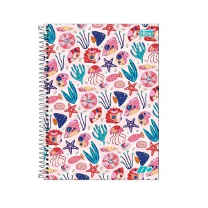 CADERNO ESPIRAL UNIVERSIT CD 20M 400 FLS D+ FEM TILIBRA