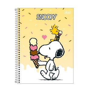 CADERNO ESPIRAL CD UNIV 1M SNOOPY FIT 80FLS TILIBRA