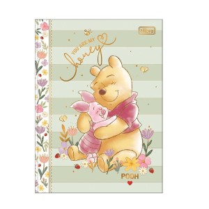 CADERNO BROCHURA CD COLEGIAL POOH 160FLS TILIBRA