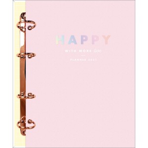 PLANNER ARGOLADO CAPA DURA HAPPY ROSA TILIBRA