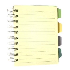 MINI CADERNO 4 DIVISÓRIAS 110 FOLHAS