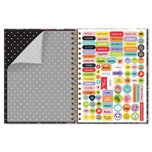 CADERNO COLEGIAL 10 MATERIAS FIORE FINA IDEIA