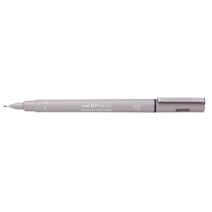 CANETA NANKIN UNI PIN FINE LINE 0.5MM LIGHT GREY UNI-BALL