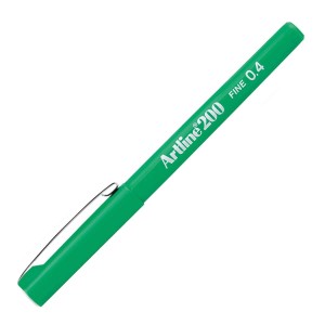 CANETA HIDROGRÁFICA 0.4MM EK-200 ARTLINE VERDE TILIBRA