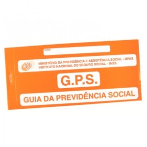 CARNÊ GPS INSS GUIA PREVIDÊNCIA SOCIAL 12 FLS 2 VIAS TAMOIO