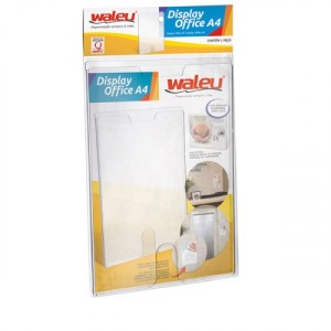 QUADRO DE AVISO MULTIUSO DISPLAY OFFICE A4 CRISTAL WALEU