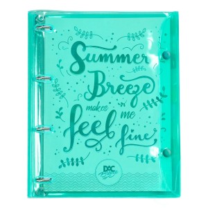 FICHÁRIO UNIVERSITÁRIO CRISTAL BREEZE VERDE 192 FOLHAS DAC