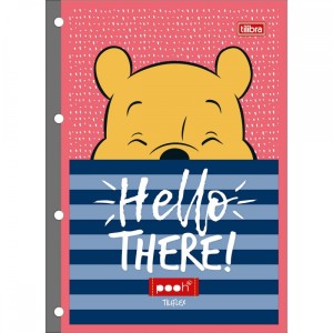 REFIL P/ CADERNO ARGOLADO UNIVERSITÁRIO POOH 80 FLS TILIBRA