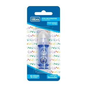 FITA DECORATIVA 5MMX3M ESTAMPAS SORTIDAS TILIBRA
