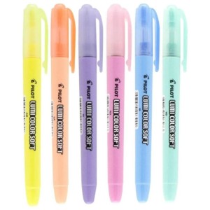 KIT LUMI COLOR SOFT PASTEL COM 6 CORES PILOT