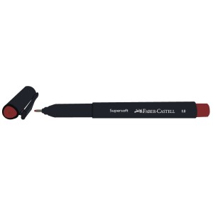 CANETA SUPERSOFT PEN 1.0 VERMELHO FABER-CASTELL