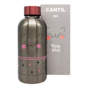 CANTIL MAX MINI METÁLICO 400ML MEOW POWER ZONA CRIATIVA